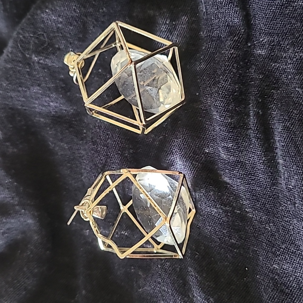 Geometric Prismatic Earrings
